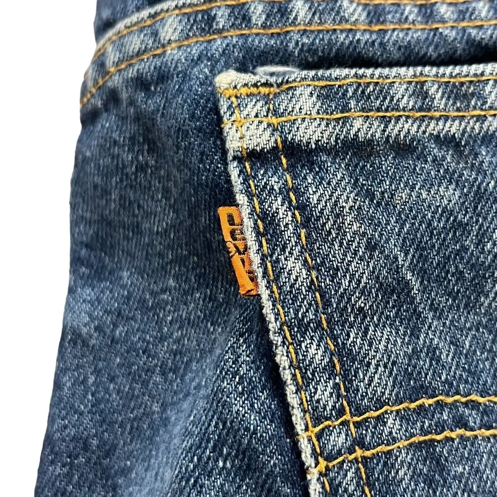 Levi's Jeans Men's 40x32 Blue 517 Boot Cut Denim Orange Tab Vintage USA 80's